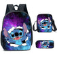 Stitch Inspired Backpack Lunch Bag Pencil Case