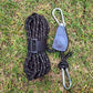 Portable Adjustable Fix Tent Pulley Camping Rope Quick Setup Outdoor Guy Lines For Canopy Kayak