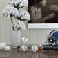 2Pcs Square Baseball Holder Stackable Cube Display Case with UV Protection