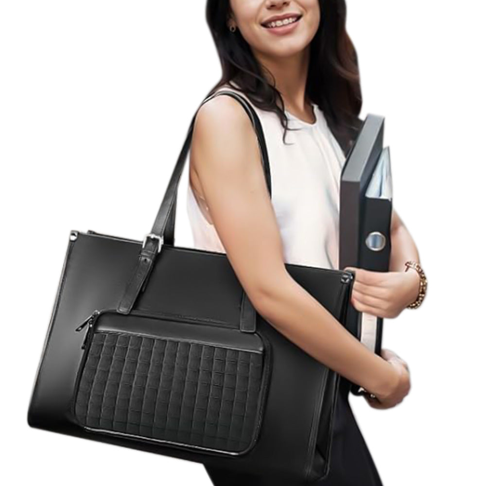 Lunch Tote Bag Large Capacity Tote with Insulated Lunch Compartment