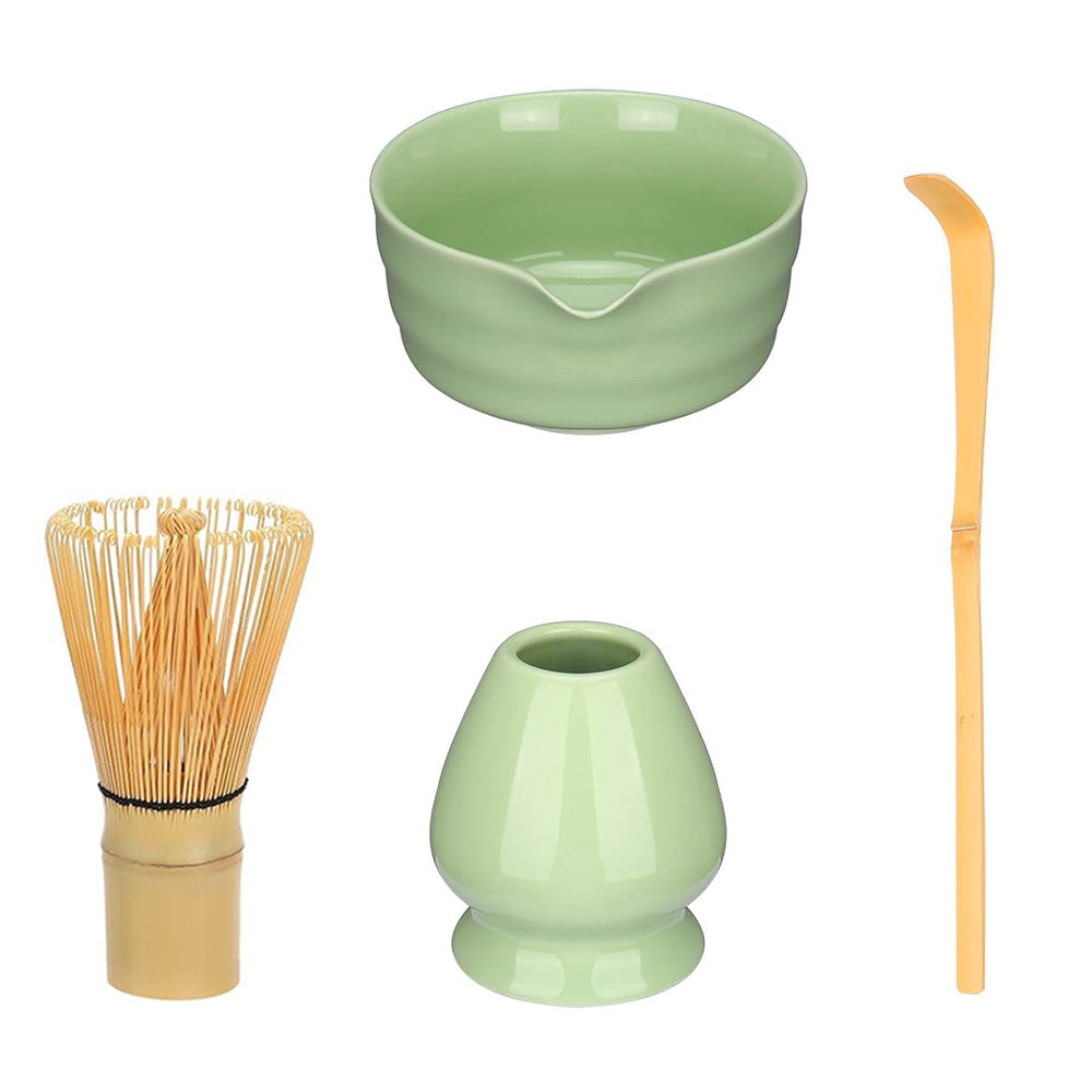 Matcha Whisk Set 5PCS Ceramic Matcha Kit Matcha Bowl With Spout Matcha