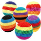 Funny Crochet Footbag Woven Kickball Soft Knitted Kick Balls Juggling Balls for Outdoor Play