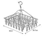 30-50 Pegs Stainless Steel Laundry Sock Underwear Clothes Dryer Rack Hanger