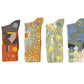 4 Pairs Women Novelty Crew Socks
