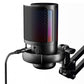 USB Gaming Microphone Kit for PC Gain Control with Pop Filter Boom Stand