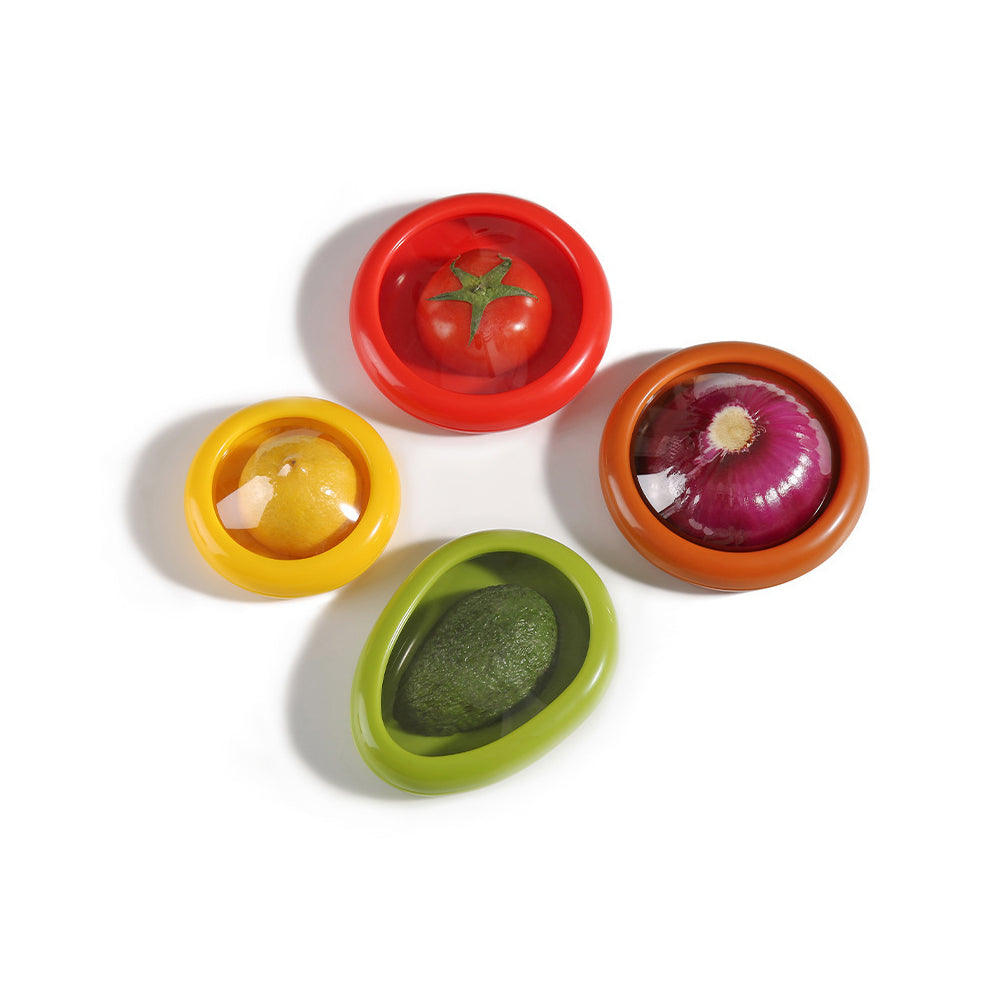 4Pcs Reusable Storage Containers for Fridge