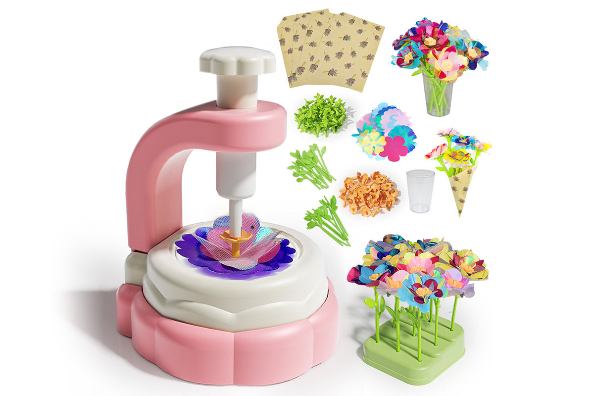 Fabric Flower Bouquets Toys DIY Craft Kits Toys For Flowers Market Toy