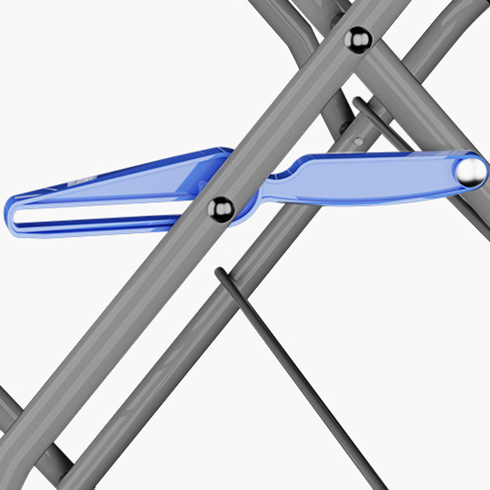 Triple Folding Clothes Drying Rack Space-Saving Portable Laundry Stand for Indoor Outdoor