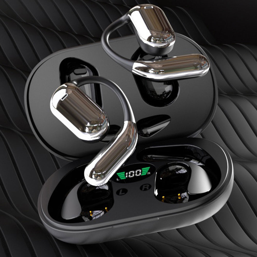 TWS Ear Headphones Wireless Bluetooth 5.3 Open Ear Hook Sport Earphones