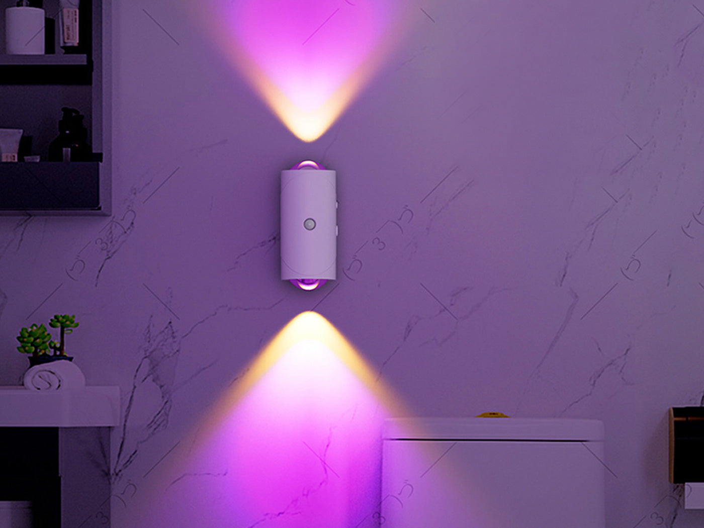 Motion Sensor Night Light Magnetic Wall Light USB Charging Wireless Sunset Lamp