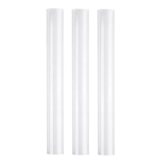 3Pcs 50cmx1m Clear Frosted Window Glass Removable Privacy Film