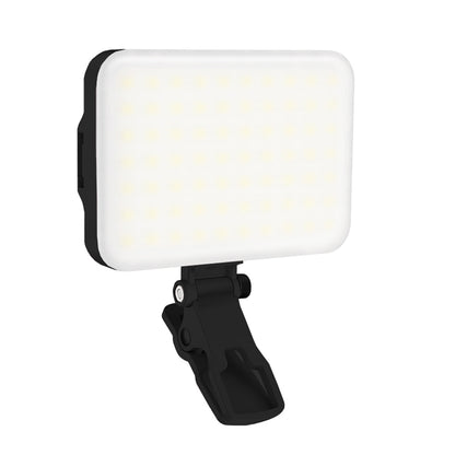 LED Portable Selfie Light with Clip and Hot Shoe Mount