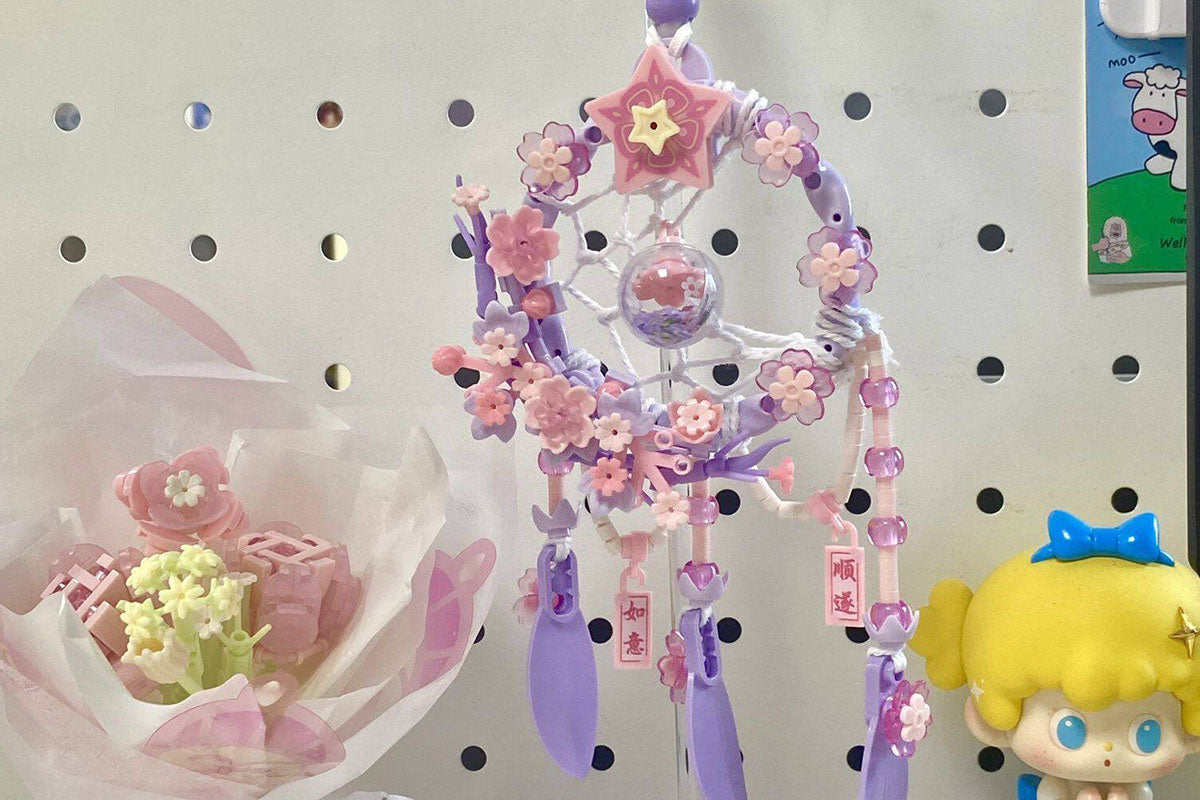 DIY Dream Catcher Building Block Kit Hanging Ornament Compatible with LEGO