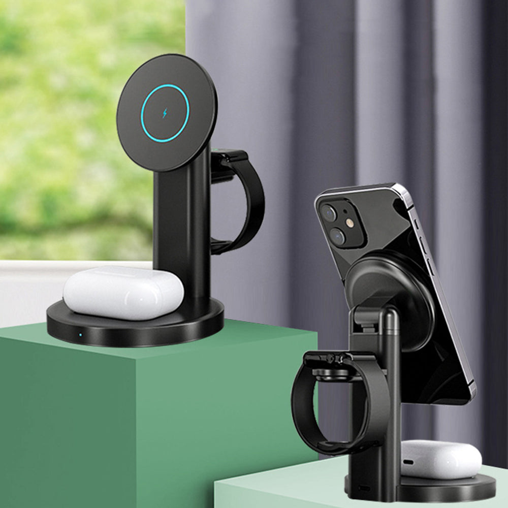 3-in-1 Magnetic Wireless MagSecurity Charging Station