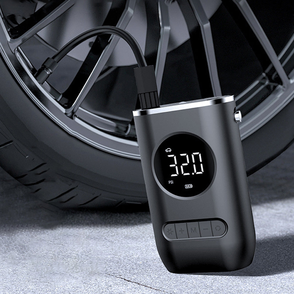 Portable Car Tire Air Inflator Rechargeable Cordless Tyre Electric Pump