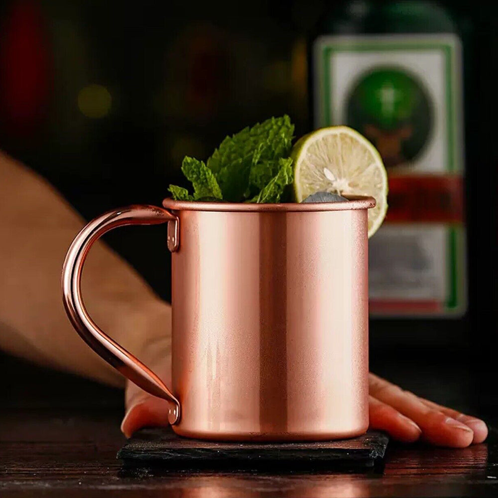 450ml Pure Copper Moscow Mule Mug Cup for Beer Tea and Coffee