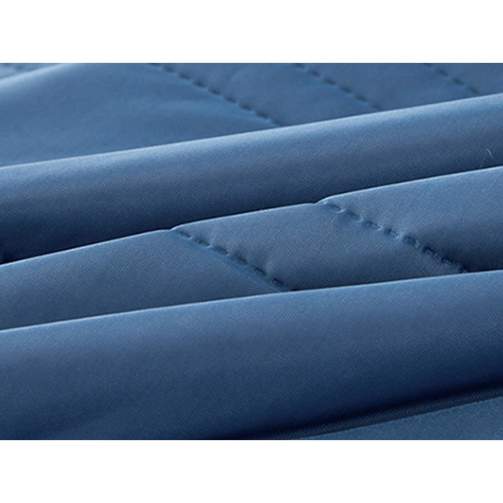 Cooling Summer Quilt Breathable Aircon Blanket-Blue