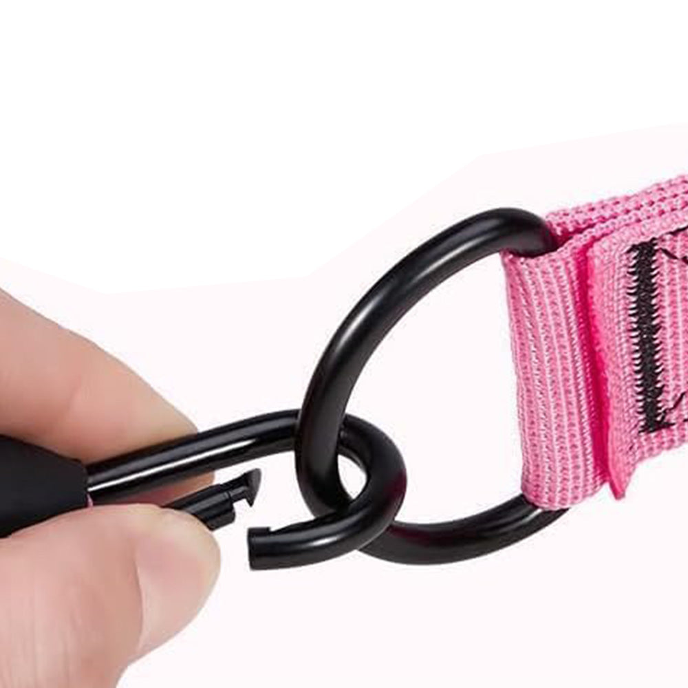 Pedal Resistance Band with Handle Adjustable Puller Exercise Bands for Home Gym Office