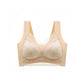 3Pcs Women V Neck Floral Lace Seamless Bra