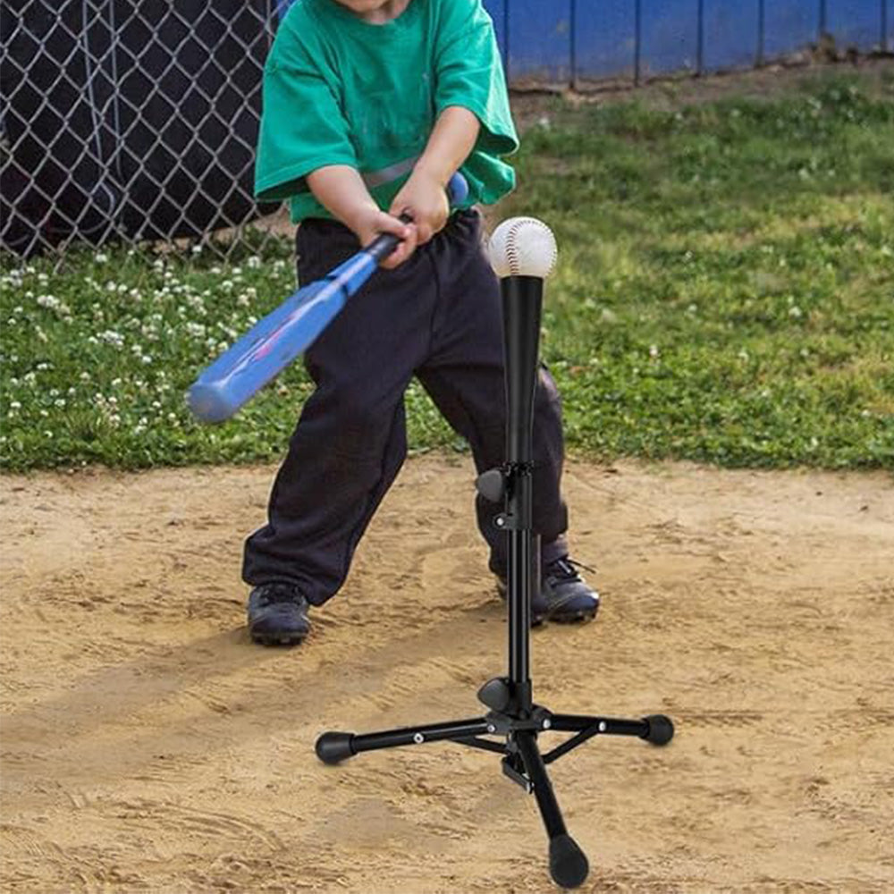 Adjustable Batting Tee Heavy Duty Baseball Tee Hitting For Baseball Practical
