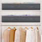 4Pcs Under Bed Storage Bags Clothes Organizer with Clear Top Gray