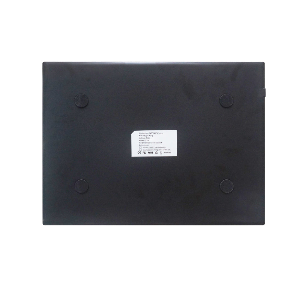 A3 Ultra Thin Portable LED Copy Board Light Tracing Box with Scale