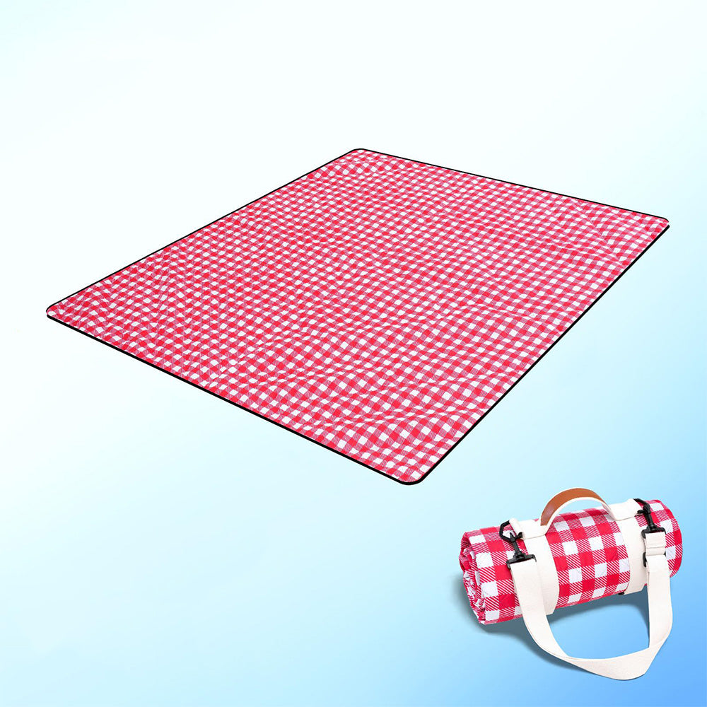 Outdoor Picnic Blanket Splash-resistant Foldable Travel Mat 203x203cm