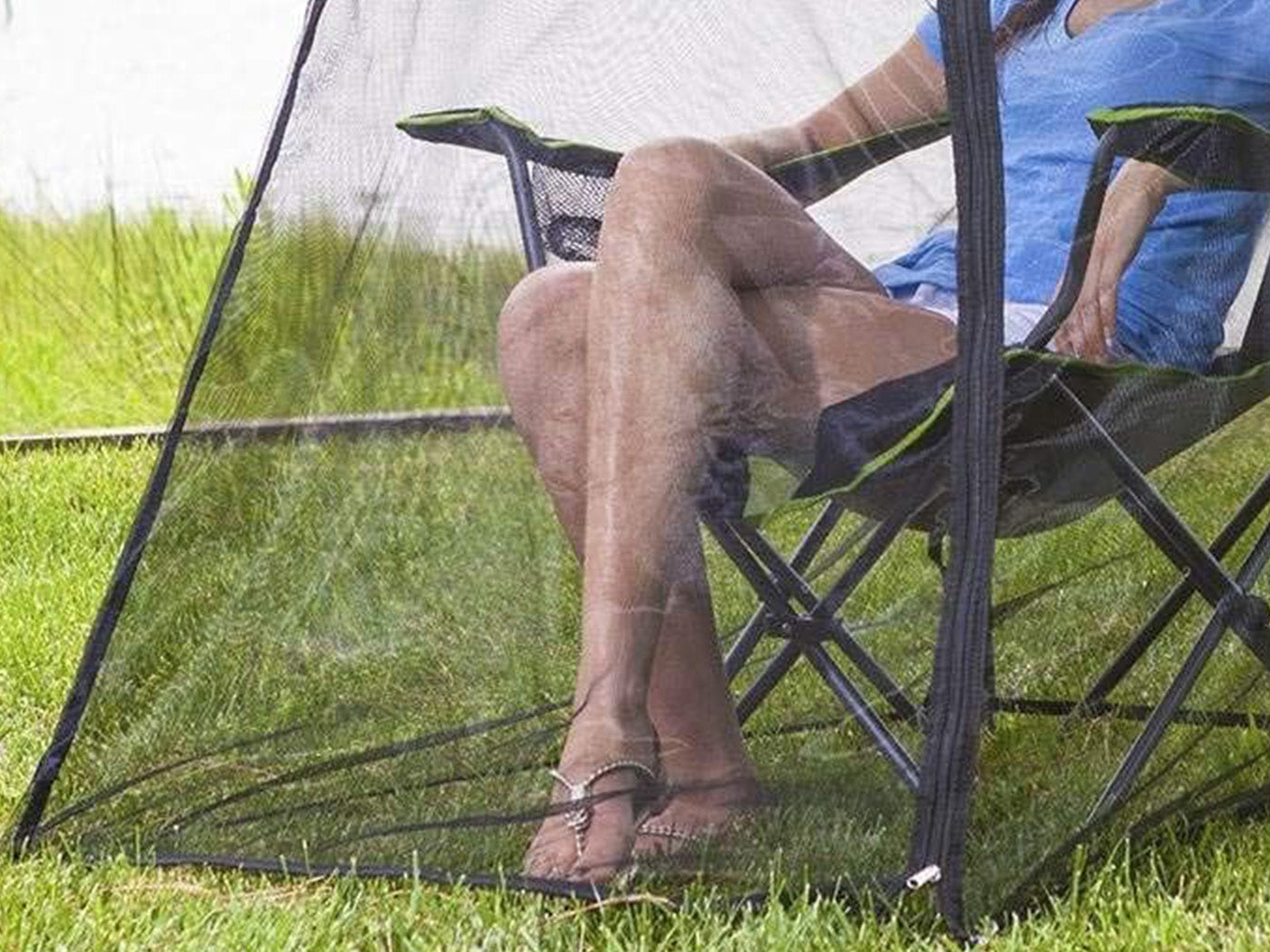 Mosquito Net Cover Canopy Chair Mosquito Netting Mosquito Mesh Net with Zipper
