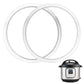 2 Pcs Sealing Ring 6Qt for Instant Pot Silicone Gasket Replacement Pressure