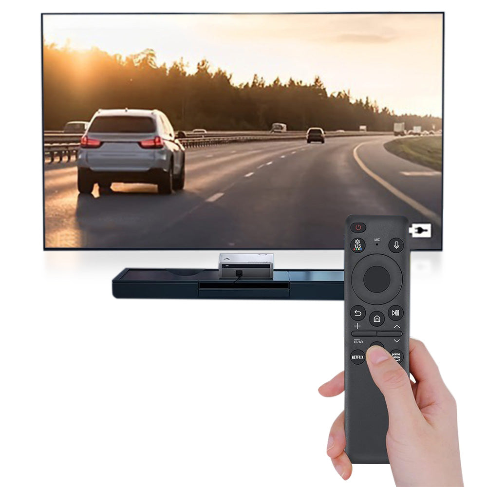 Solar Voice Remote Control for Samsung Smart TVs 8K Crystal UHD Series