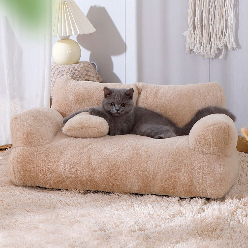 Pet Plush Couch Bed