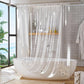 PEVA Waterproof Plastic Bathroom Shower Curtain with Rust Proof Grommets Clear