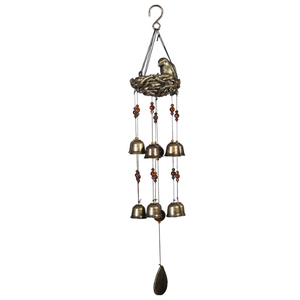 Bird Nest Wind Chime Hanging Wind Chime For Outdoor Garden Home Decor