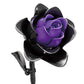 822PCS Purple Rose Bouquet Building Blocks DIY Assembly Set Birthday Gift Home Decoration