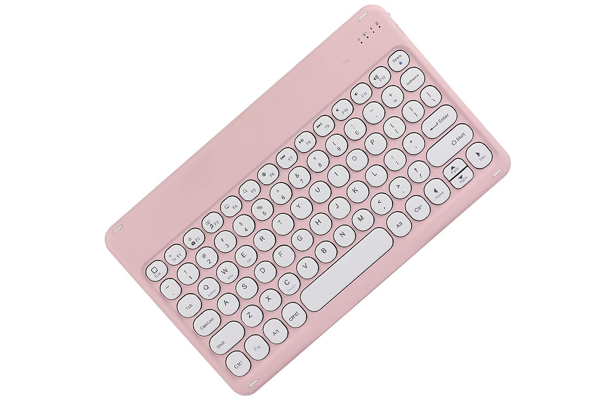 Bluetooth Touchpad for Samsung Galaxy Tab A9 / A9 Plus Detachable Keyboard-Pink