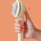 Self Cleaning Pet Deshedding Brush for Cats Dogs