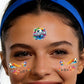 12 Sheets Colorful Football Themed Stickers Soccer Themed Tattoos for World Cup
