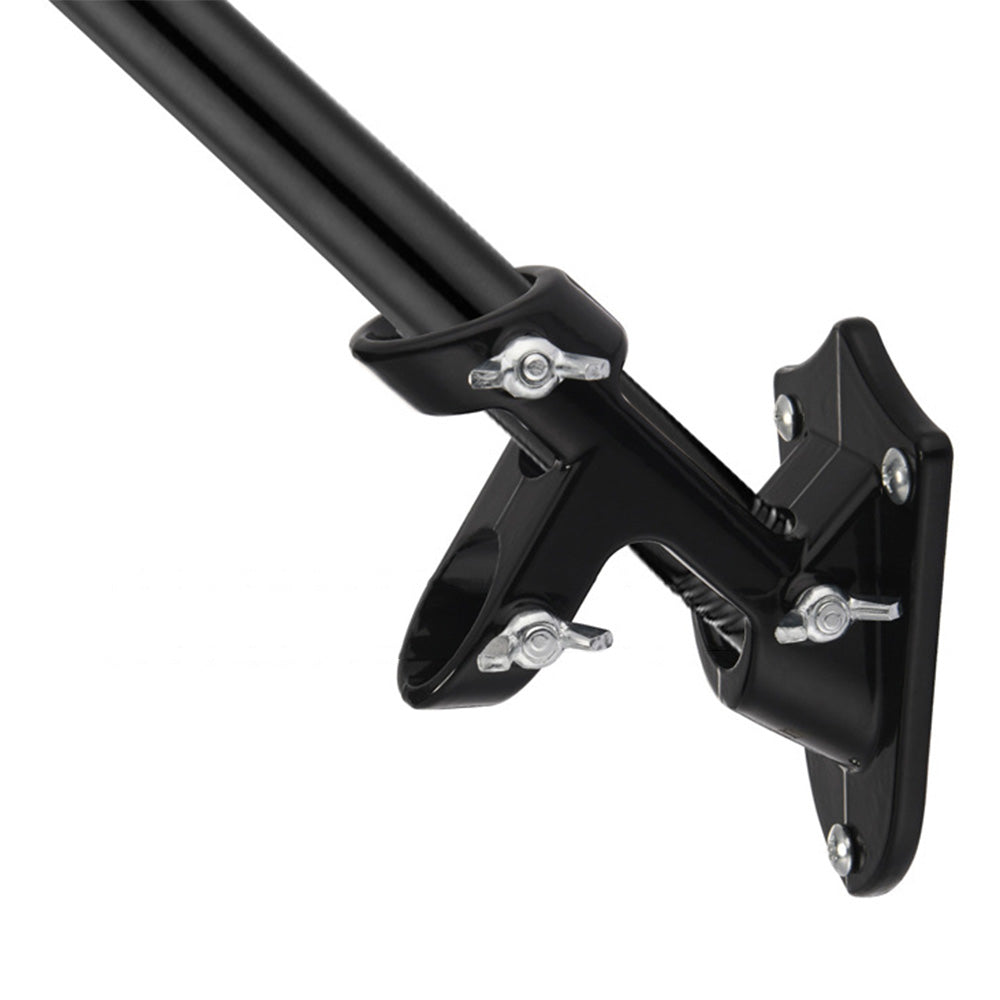Flag Pole Kit with 360-Degree Rotating Flag Pole Rings Two-Position Bracket