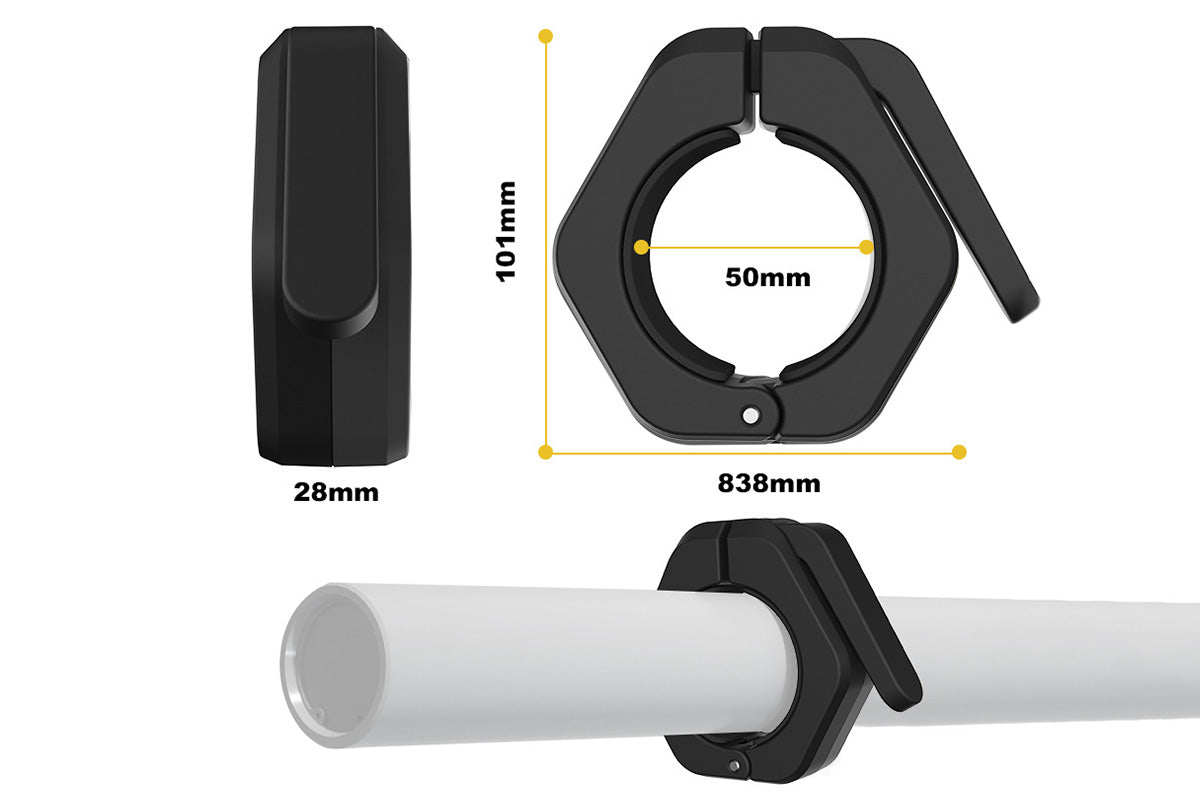 Barbell Clamps Quick Release Olympic Barbell Clamps Weight Clips for Bars at Home