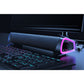 Bluetooth Computer Speakers with Colorful LED Lights for Desktop Monitor