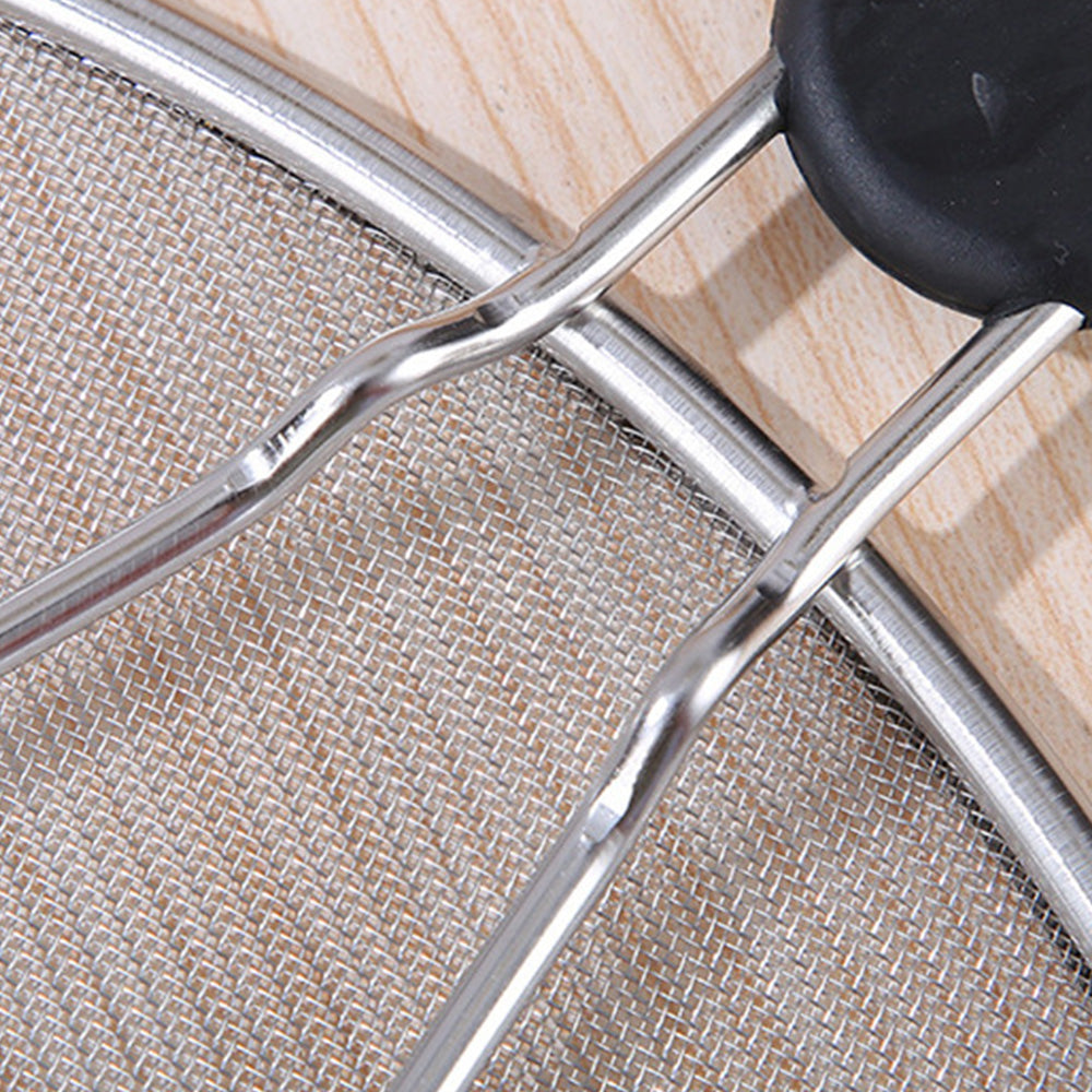 3PCS Stainless Steel Grease Splatter Guard for Frying Pan Ultra Fine Mesh Lids Splatter Screen for Cooking