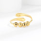 2Pcs Anxiety Relief Adjustable Fidget Spinner Rings