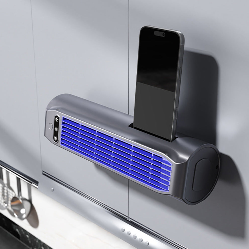 USB Rechargeable Bladeless Tower Fan For Wall Floor And Desk Use