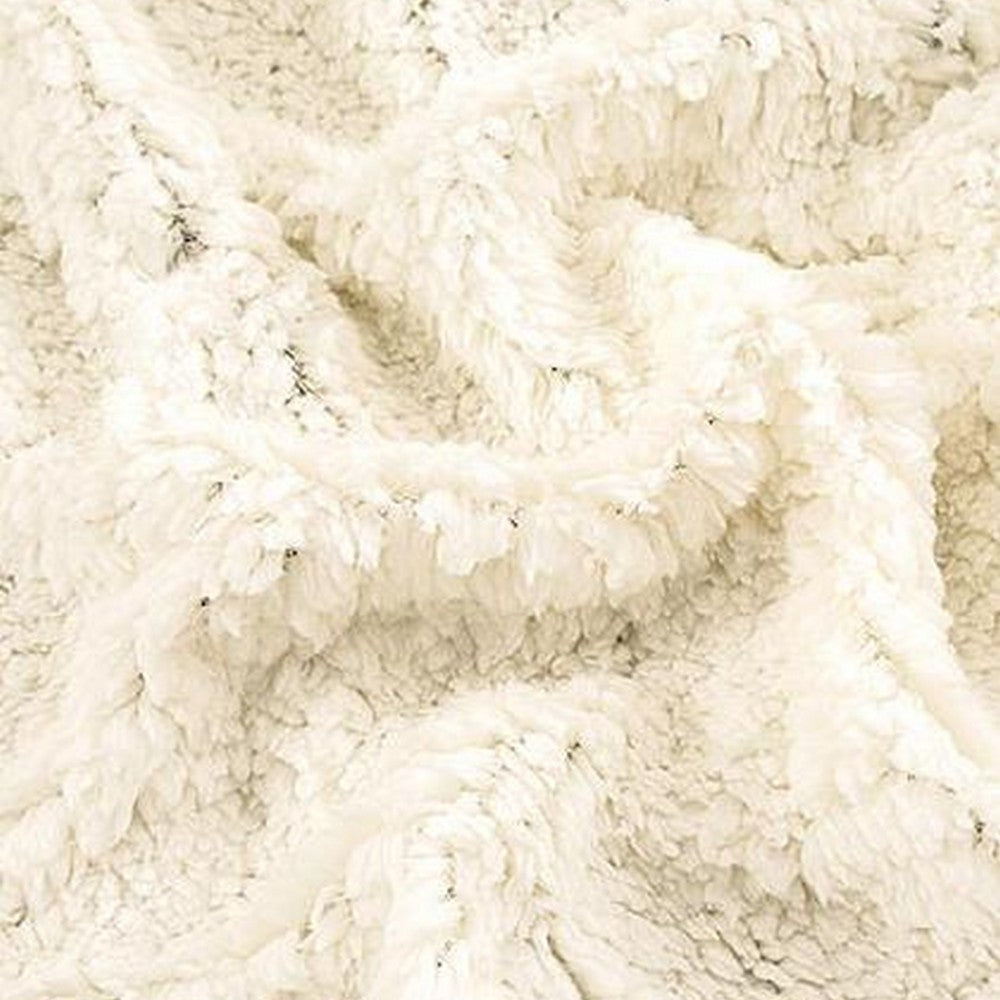 Reversible Plush Faux Mink Sherpa Lambswool Blanket