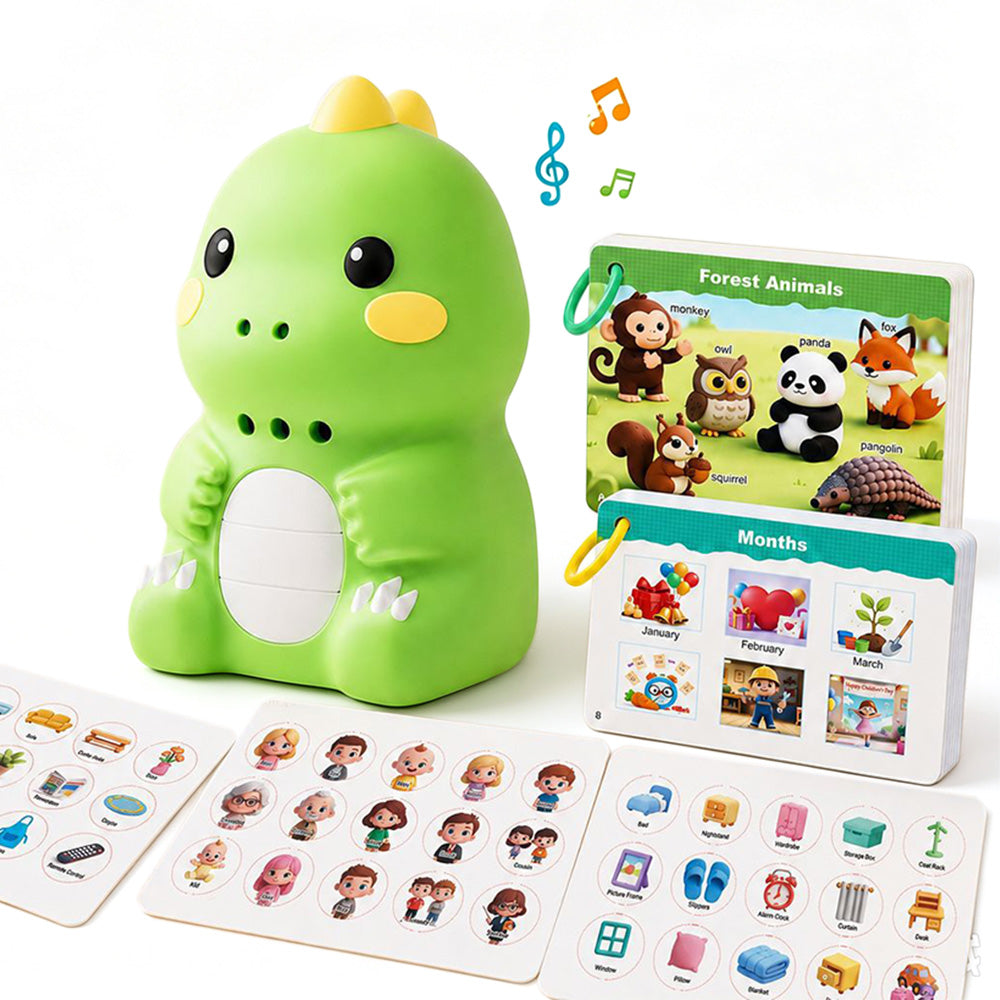 Dinosaur English Learning Touch Pen with 600 Words Cards Stickers and USB