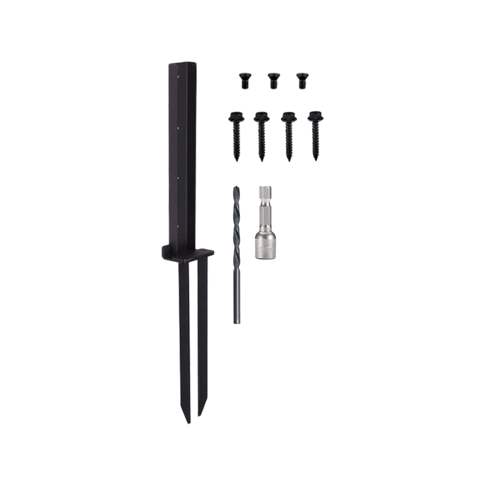 Fence Post Repair Kit Heavy Duty H Design Fence Post Anchor Ground Stakes