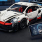 Motorized Building Blocks Car Remote and APP Dual Control RC Toy Car with LED Lights