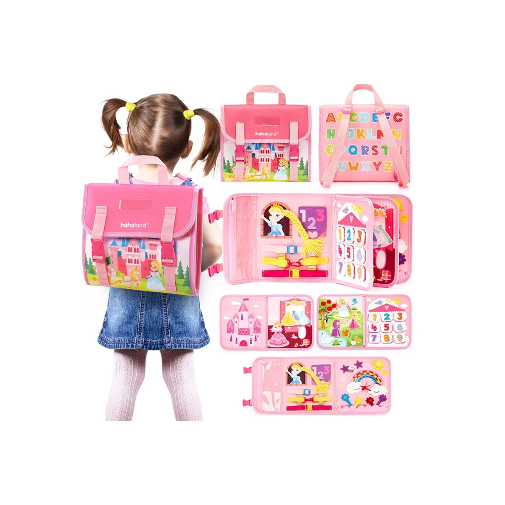 Busy Board Sensory Education Book Felt Bag Toy DIY Learning Activity