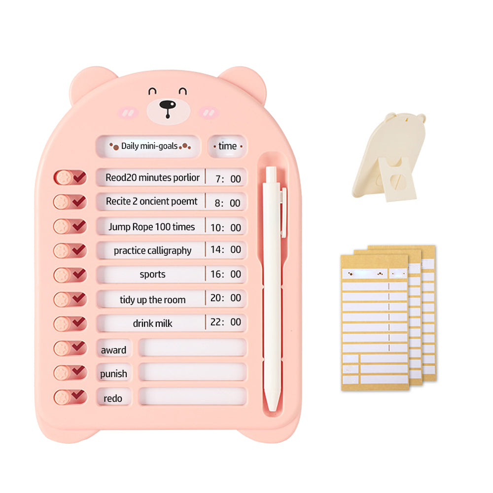 My Chores Chart Memo Board Kids Elder To Do List Planner Notes with Pen Slot