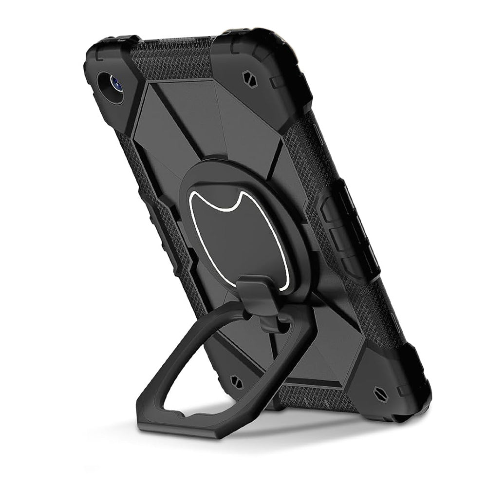 360 Degree Case for Samsung Galaxy Tab A11 Plus A9 Plus with Shoulder Strap-Black